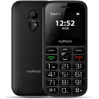 Myphone Halo A, avec batterie longue durée, touche SOS - Noir