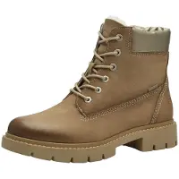 Tamaris : Bottines pour femmes, modèle à lacets, couleur marron, style décontracté