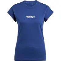 Adidas T-shirt fonctionnel 'Essentials' bleu foncé / blanc