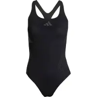 Adidas Maillot de bain sport 'Lanelux' gris / noir