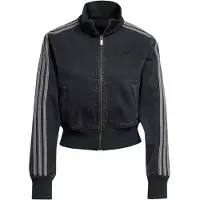 Adidas Originals Veste de survêtement 'Adicolor' gris / noir denim