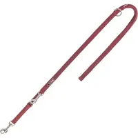 Trixie Premium laisse de prolongation double épaisseur, couleur sangria T M-L: 2m/20mm – pour chiens