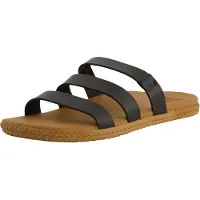 Reef Claquettes / Tongs 'Cushion Ruby' caramel / noir