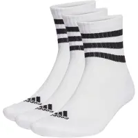 Adidas Chaussettes '3-Stripes Cushioned Sportswear Low-Cut 3 Pairs' noir / blanc