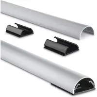 Hama Chemin de câbles en aluminium (Conduite de câble, 110 cm)