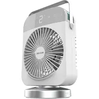 Cecotec Energysilence 600 Deskchill Smart Rotate Table Fan Argenté One Size / EU Plug 220V