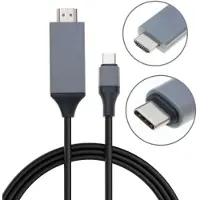 Hama Adaptateur de câble USB-C vers HDMI (4K) - 1,5 m - Noir KP36395