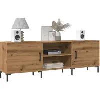 vidaXL Armoire TV Artisan-Chêne 150x30x50 cm Bois composite