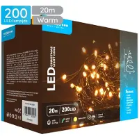 Mtp Products 20m Weihnachtslichter WARM 200LED ML-C2004 (20 m)