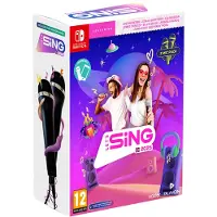 GmbH, Let's Sing 2025, Pack de 2 microphones - Version Royaume-Uni (Nintendo Switch) – 2 microphones
