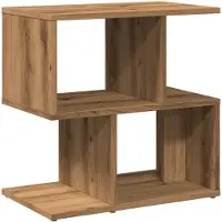 vidaXL Table de chevet chêne artisanal 50x30x51,5 cm bois d'ingénierie