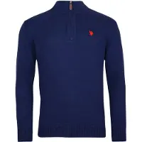 U.S. POLO ASSN. Pull-over bleu foncé / rouge