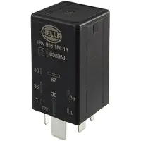 Hella 4RV 008 188-181 Appareil de temps de préchauffage - 12V - 7 pôles - temps de préchauffage : 7sec. - peut être post-chauffé - avec détection externe de la température