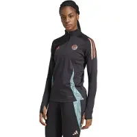 Adidas Fc Bayern Tiro 24 Training Half Zip Sweatshirt Noir XS Femme
