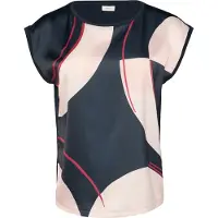 s.Oliver Black Label Chemisier bleu outremer / rose / rouge
