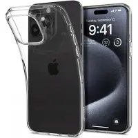 Spigen Liquid Crystal iPhone 16 Pro crystal clear ACS08112 (Apple iPhone 16 Pro), Coque pour téléphone portable, Transparent