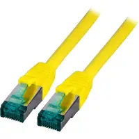 EFB Elektronik MK6001.3Y RJ45 Patchkabel S/FTP, Cat.6A, LSZH, 3m, gelb
