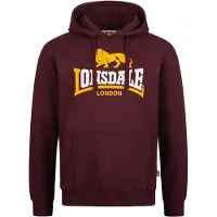 Lonsdale Sweat-shirt 'Thurning' bourgogne