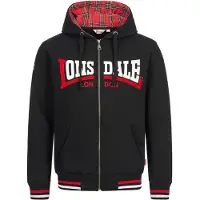 Lonsdale Veste de survêtement 'Nateby' rouge / noir / blanc