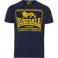 Lonsdale T-Shirt 'Hounslow' bleu nuit / jaune d'or