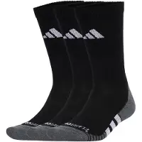 Adidas Chaussettes de sport 'Performance CLIMACOOL Cushioned Crew 3 Pairs' gris / noir