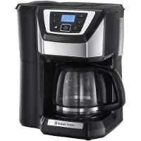 Russell Hobbs 22000-56 Victory Grind & Brew Drip Coffee Maker Argenté One Size / EU Plug 220V