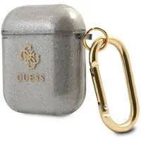 GUESS Gua2Ucg4Gk Airpods 1/2 Coverczarny/Black Glitter Collection