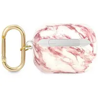 GUESS Guaphchmap Airpods Pro Cover Pink/Pink Marble Strap Collection