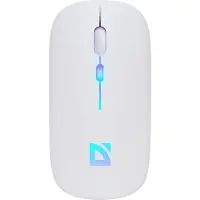 Defender Wireless mouse silent click TOUCH MM-997 battery 800/1200/1600 DPI white