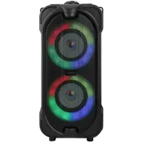 Esperanza Enceinte EP157 BT FM LED RGB noire 10 W