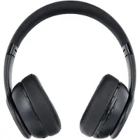 Doqaus Casque supra-auriculaire DESIGN 3 Casque noir sans fil env. 65 heures d'autonomie