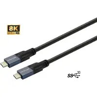 VivoLink PROUSBCMM7 Câble USB 7 m USB 3.2 Gen 2 (3.1 Gen 2) USB C Noir (PROUSBCMM7)