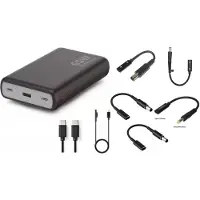 CoreParts USB-C PD65W Power bank 20.000 mAh W126091221 Black with 7 (MBX-PB007)