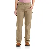 Carhartt Crawford Loose Fit Pants Beige 44 / Regular Femme