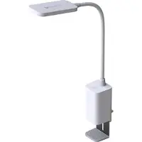 Forever Light Lampe de bureau LED 6W avec clip PURE FLB-10 KIRSTEN blanc