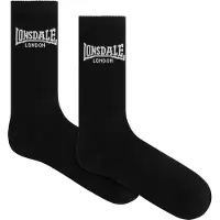 Lonsdale Chaussettes ' Gilbert ' noir / blanc
