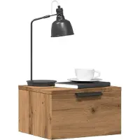 vidaXL Tables de chevet murales 2 pcs chêne artisanal 34x30x20 cm