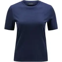 Peak Performance Femmes, T-shirt, T-Shirt Original – T-Shirt mit kleinem Logo, Bleu, (M)