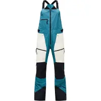 Peak Performance - Salopette imperméable de ski de randonnée en GORE-TEX PRO - W Vertical Gore-Tex Pro Bib Hydro Fresh Sand Fog pour Femme - Taille M