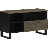 vidaXL Armoire TV 80x33x46 cm en bois massif de manguier