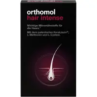 Orthomol VET Hair Intense - Micronutriments pour de beaux cheveux - avec biotine, cuivre et zinc, 30 portions journalières