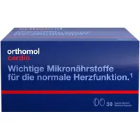 Orthomol VET Cardio - Micronutriments pour une fonction cardiaque normale - avec acides gras oméga-3 et vitamine B1 - comprimés/capsules, 30 portions quotidiennes