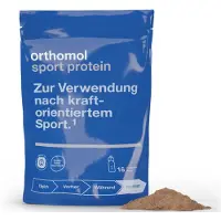 Orthomol VET Sport protein - Régénération après les sports de force - poudre de protéines avec créatine et BCAA - goût chocolat, 16 portions quotidiennes