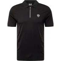 Emporio Armani pour homme. 8NPF13_PJRGZ Polo premium noir (XS), Casuel, Polyamide, Manche courte