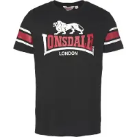 Lonsdale T-Shirt rouge / noir / blanc