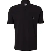 Armani Exchange pour homme. XM000367AF13022UC001 Polo Logo noir (XS), Casuel, Coton, Manche courte