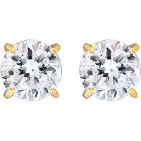 KUZZOI Boucles d'oreilles or / transparent