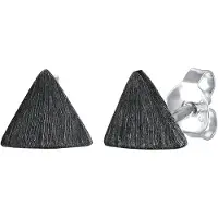 KUZZOI Boucles d'oreilles noir / argent