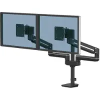 Fellowes MONITOR ACC ARM TALLO MODULAR/2FMS BLACK 8615501 (Tables, 40", 9 kg), Support de moniteur, Noir