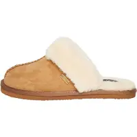 Superdry Femme Suède Chaussons Mules, Brun - Pointure: 7-8